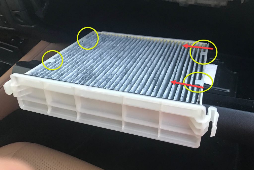 2013 2018 Lexus GS 350 Cabin Filter Replacement Procedure
