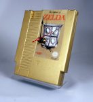 VINTAGE Gold Nintendo Zelda Cartridge Clock (1987)