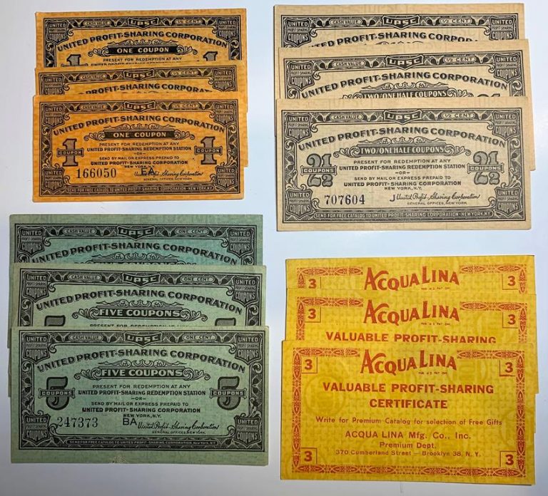 What were United ProfitSharing Coupons